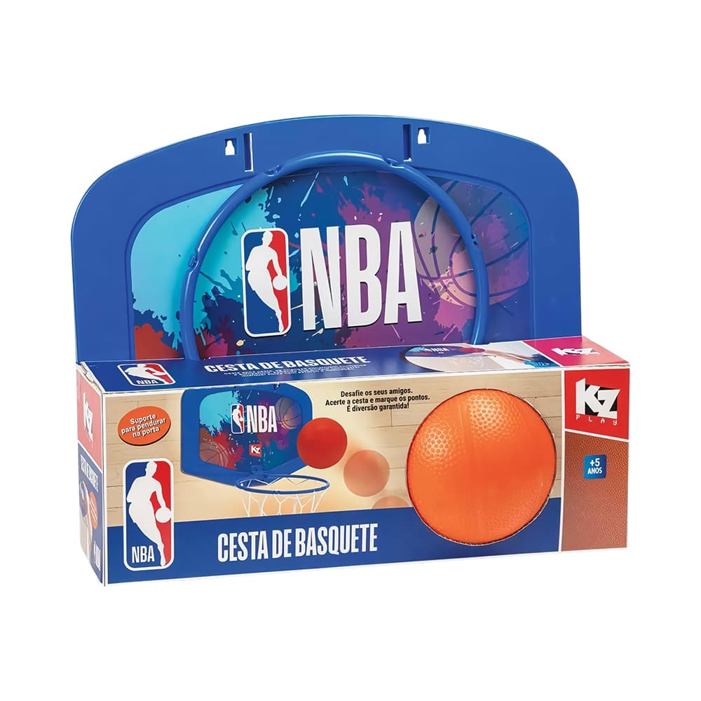 Aro de Basquete de Brinquedo Elka Kz Play Nba 1260
