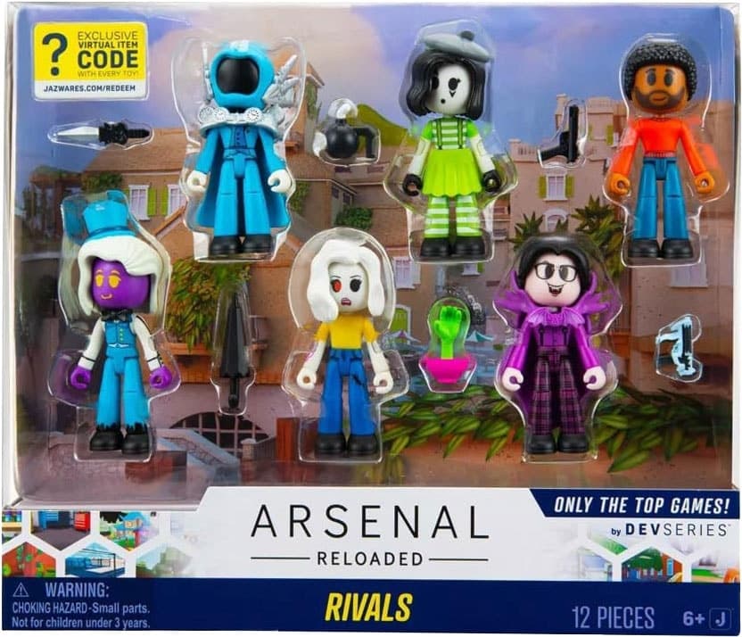 Arsenal Reloaded Rivals Jazwares (12 Peças)