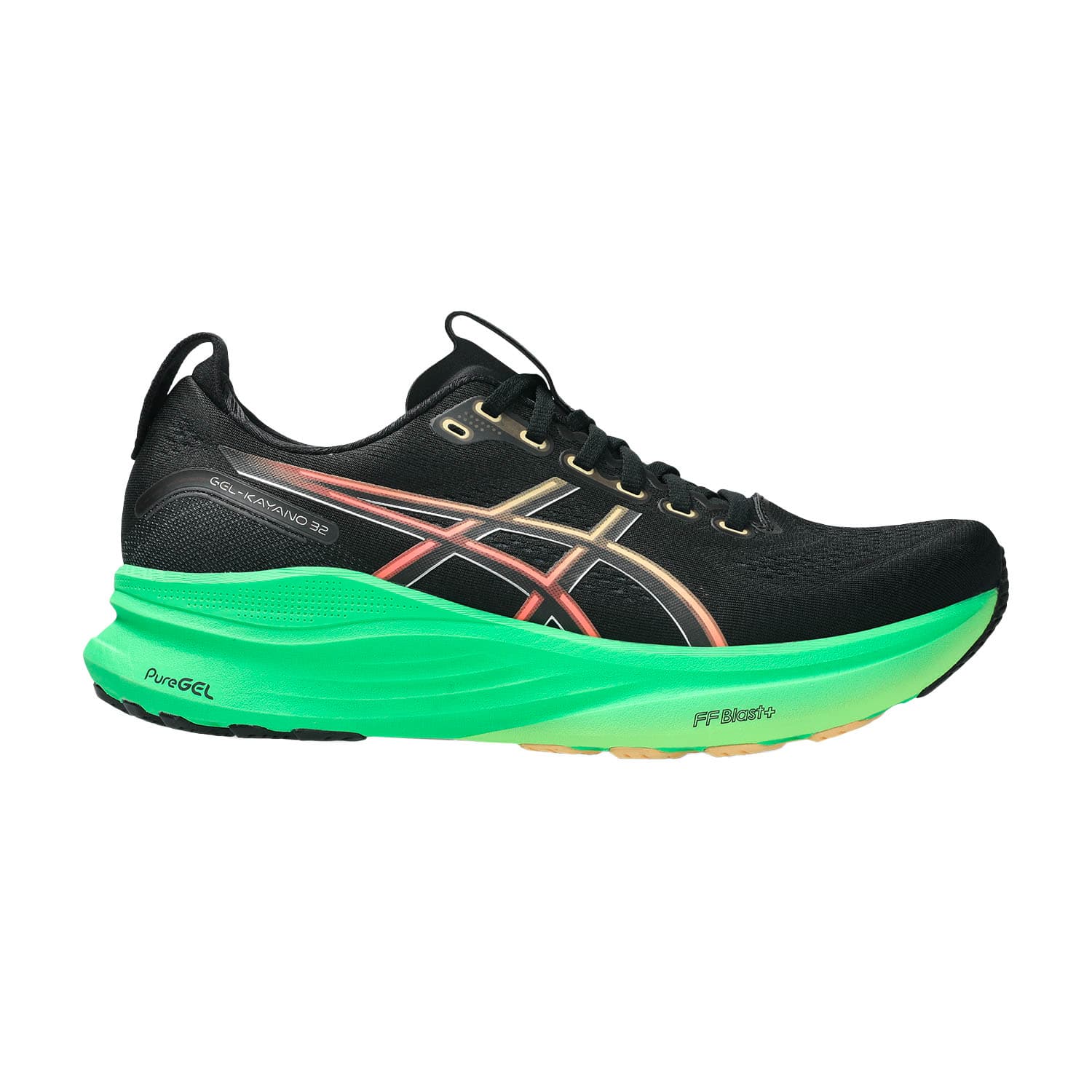 Tênis Asics Gel Kayano 32 Black Vital Green Us 10