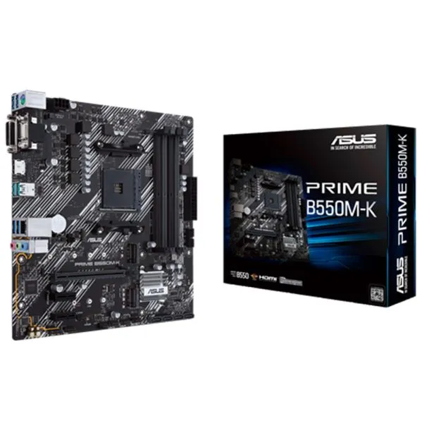 Placa-mãe Asus Prime B550M-K DDR4/HDMI/DVI/M.2