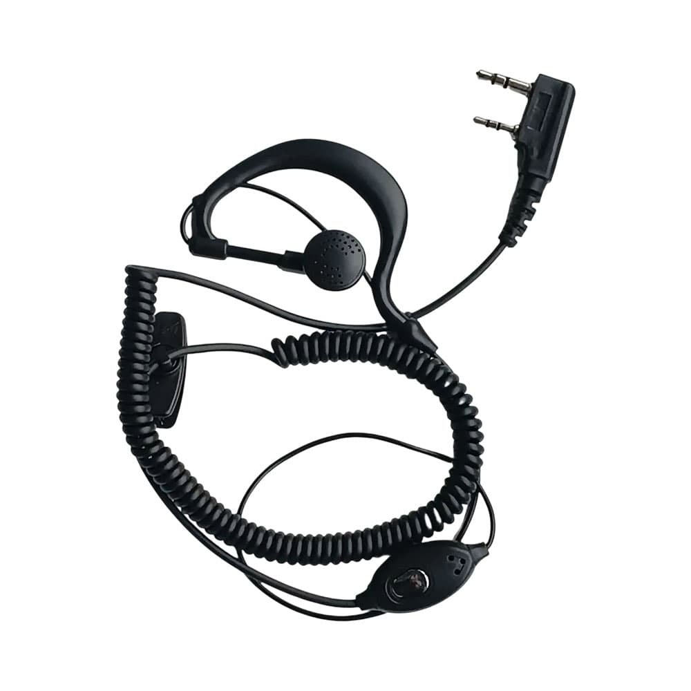 Fone de Ouvido Em Espiral para Rádio Baofeng Ptt