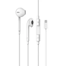 Auricular com Cabo Lightning Devia C07 Branco