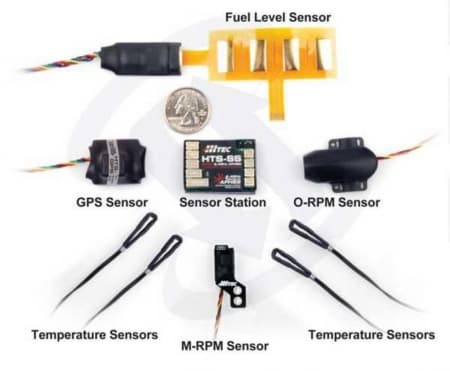 Rádio Transmissor Hitec Aurora Full Telemetry Pack 2.4GHz