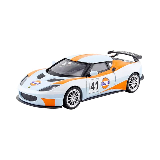 Carrinho de Coleção Lotus Evora Gt4 Gulf