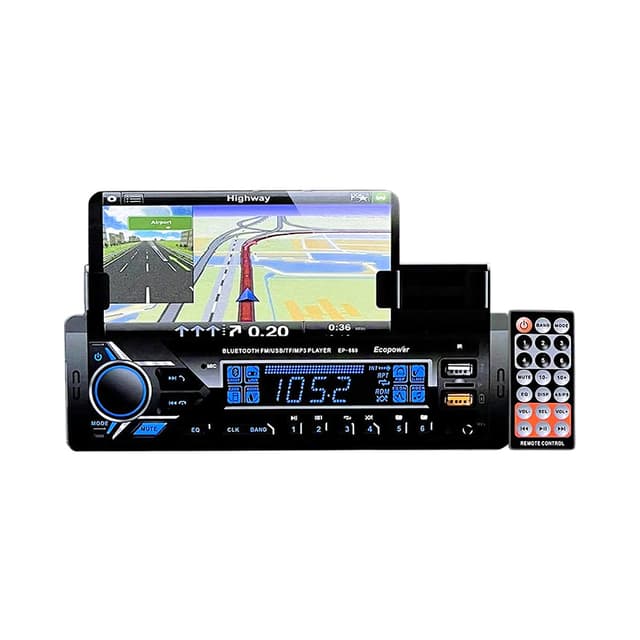 Autorrádio Ecopower Ep-660 Bluetooth Preto