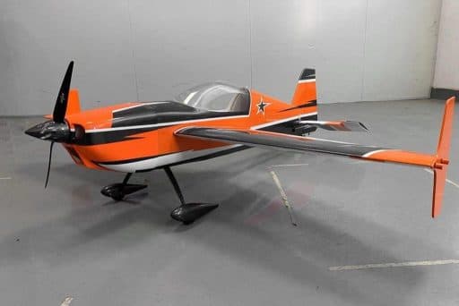 Avião Aj Aircraft Raven 61" Sle Laranja/Preto
