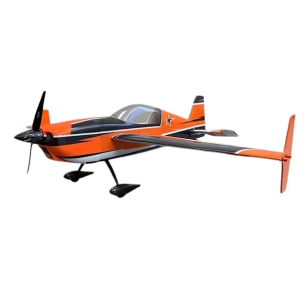 Avião Aj Raven 92" G2 Dt Carvão/Laranja