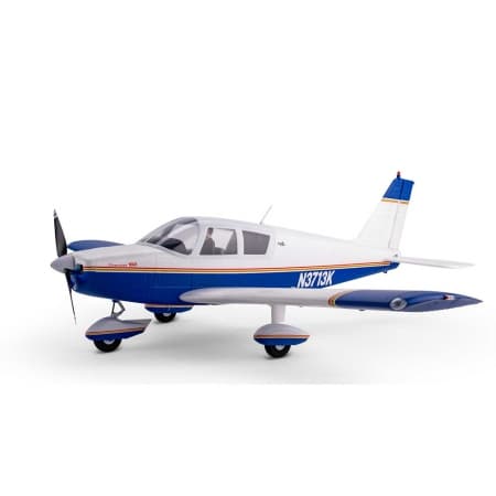 Avião E-Flite Cherokee 1.3M Bnf Basic AS3X/SAFE Azul