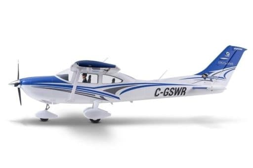 Avião Fms Cessna 182 1500MM Rtf Azul