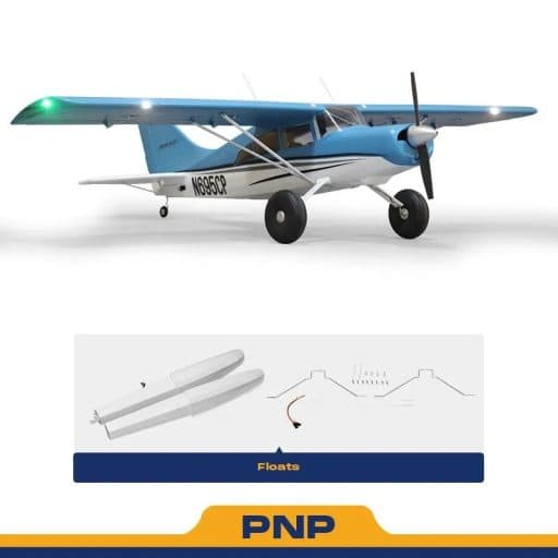 Avião Fms Maule 1500MM Pnp com Flutuadores