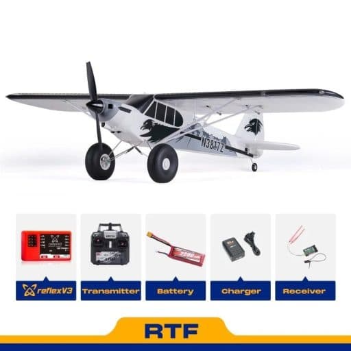 Avião Fms Pa-18 Super Cub 1300MM Rtf Reflex V3
