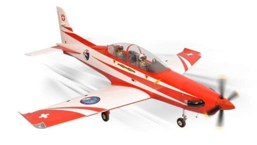 Avião Phoenix Pc21 Pilatus 57" com Retrátil .91/20Cc Arf V2 Ph134
