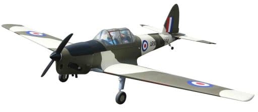 Avião Seagull 1/5 Dhc-1 Chipmunk 80" Arf Acabamento Fosco