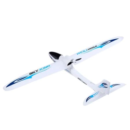 Avião Wltoys Sky-King 3CH Rtf Azul