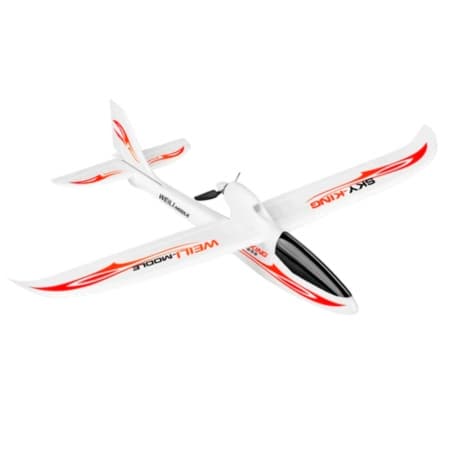 Avião Wltoys Sky-King 3CH Rtf Laranja