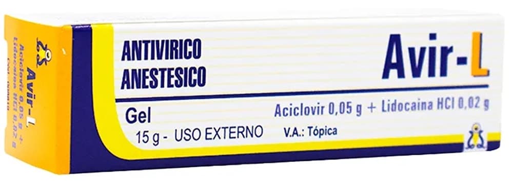Gel Avir-L Aciclovir+Lidocaína - 15G