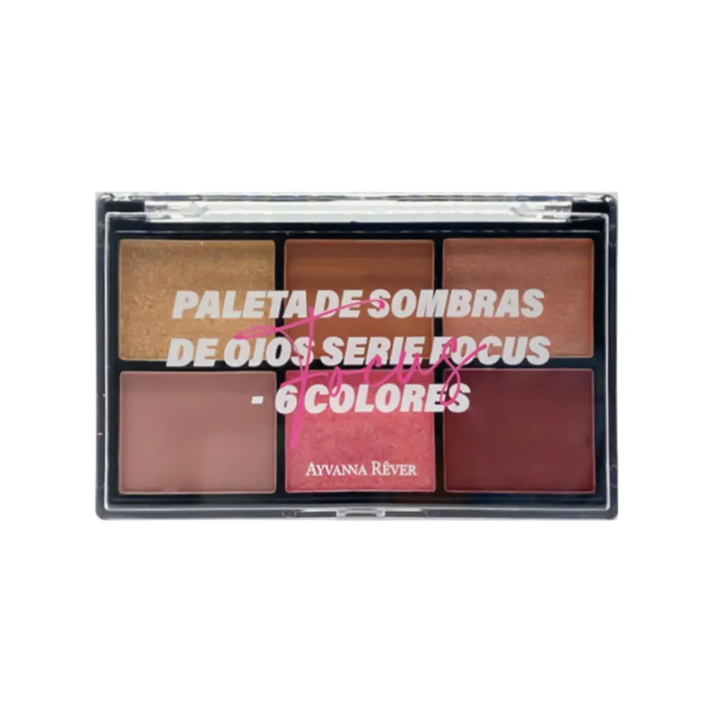 Paleta de Sombras Ayvanna Rever Serie Focus Raspberry Red