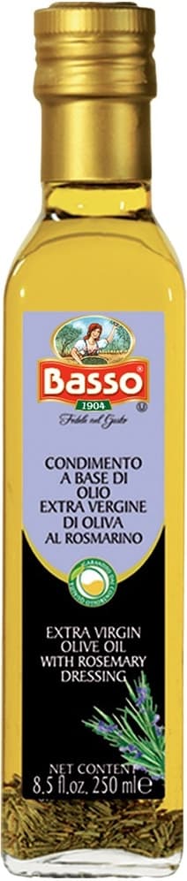 Azeite de Oliva Basso Extra Virgem Rosemary Dressing 250mL