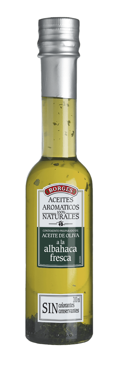 Azeite de Oliva Borges Albahaca Fresca 200ml