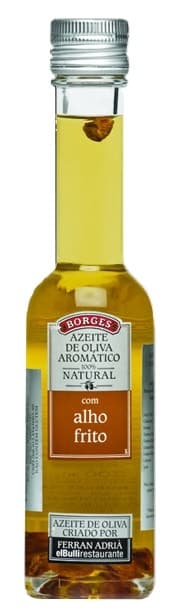 Azeite de Oliva Borges com Alho Frito Natural - 200mL