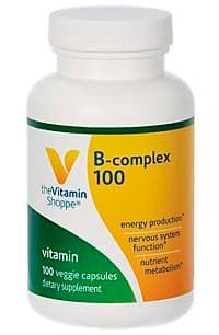 Complexo B The Vitamin Shoppe (100 Cápsulas)