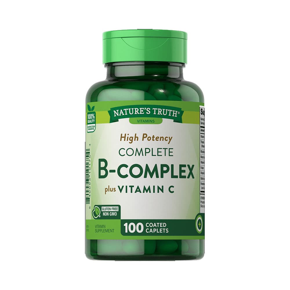 Complexo B + Vitamina C Nature's Truth 100 Cápsulas