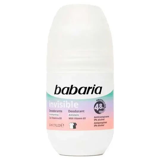 Desodorante Babaria Invisible com Vitamina B3 50ml