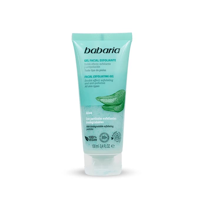 Gel Facial Esfoliante Babaria Aloe 100ml