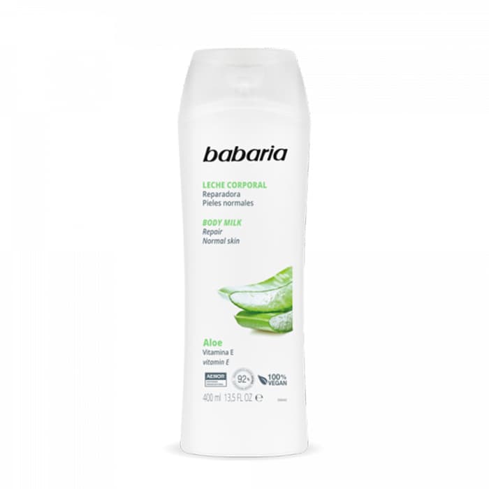 Leite Corporal Reparador Babaria Aloe Vera 400ml