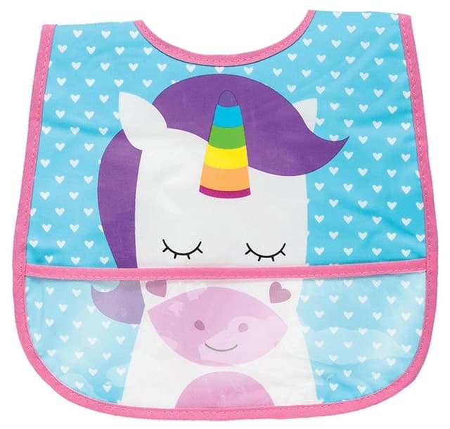 Babador com Bolso Unicórnio Buba