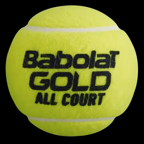 Babolat Bola de Tênis Gold Court X3 Amarelo
