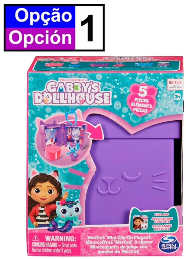 Caixa de Bebê Spin Master Gabby's Dollhouse Cat
