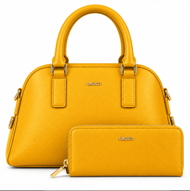 Bagco Cartera BX012510170 Yellow + Billetera