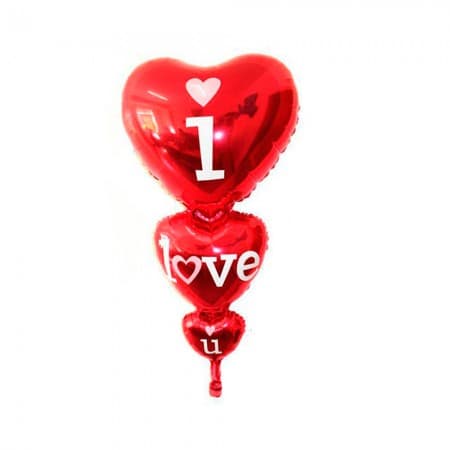 Balão para Festas Cora Triplo I Love You Ysbly2