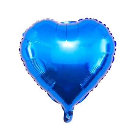 Balão para Festa Cora Coração Azul Ysblp02