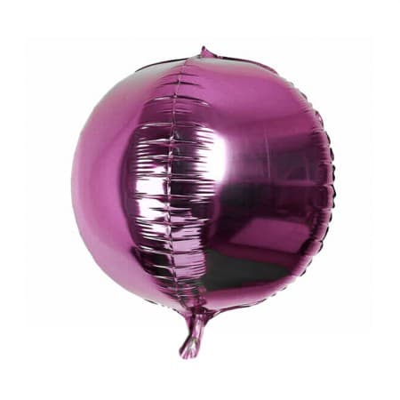 Balão para Festas Esfera 4D Rosa