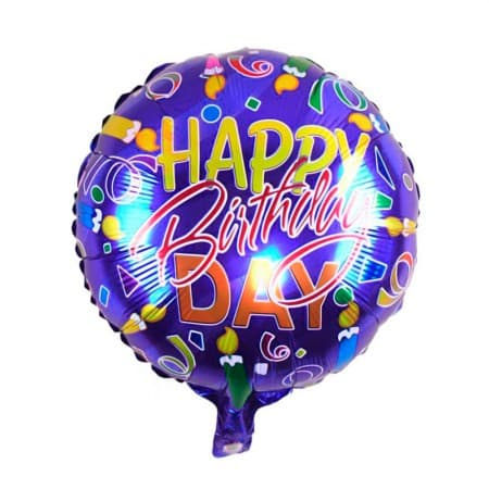 Balão para Festa Happy Birthday Roxo