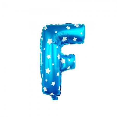 Balão Letra F T16 Azul