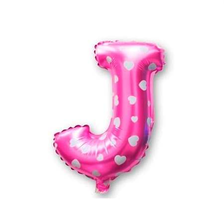 Balão Letra J Rosa T16
