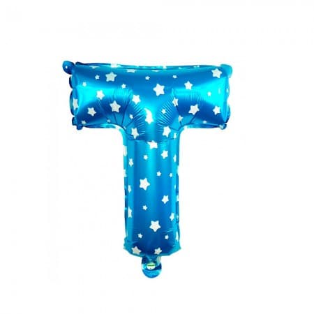 Balão Letra T T16 Azul