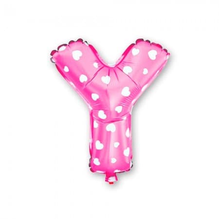 Bal O Para Festas Letra Y T16 Pink
