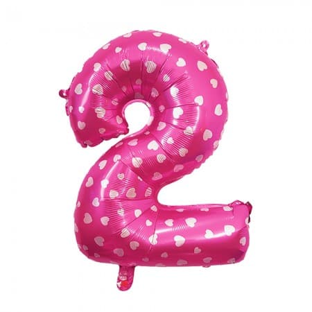 Bal O Para Festas N Mero 2 Pink T16