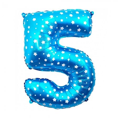 Bal O Para Festas N Mero 5 Azul T32