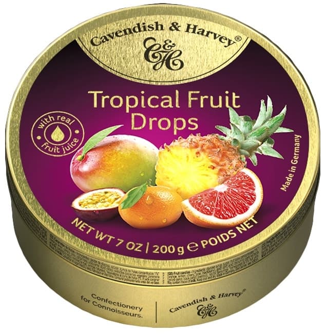 Bala de Frutas Cavendish & Harvey Mixed Fruit Drops - 200G