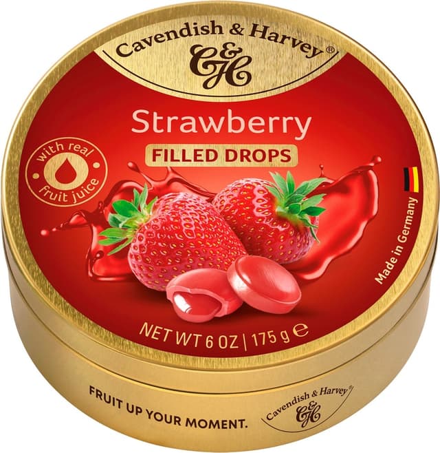 Bala Cavendish & Harvey Strawberry Filled Drops - 175G
