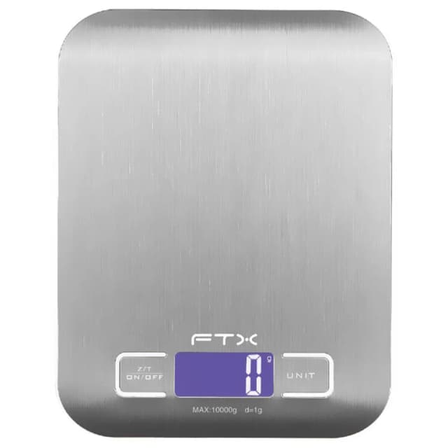 Balança de Cozinha Ftx Digital 10KG Cinza