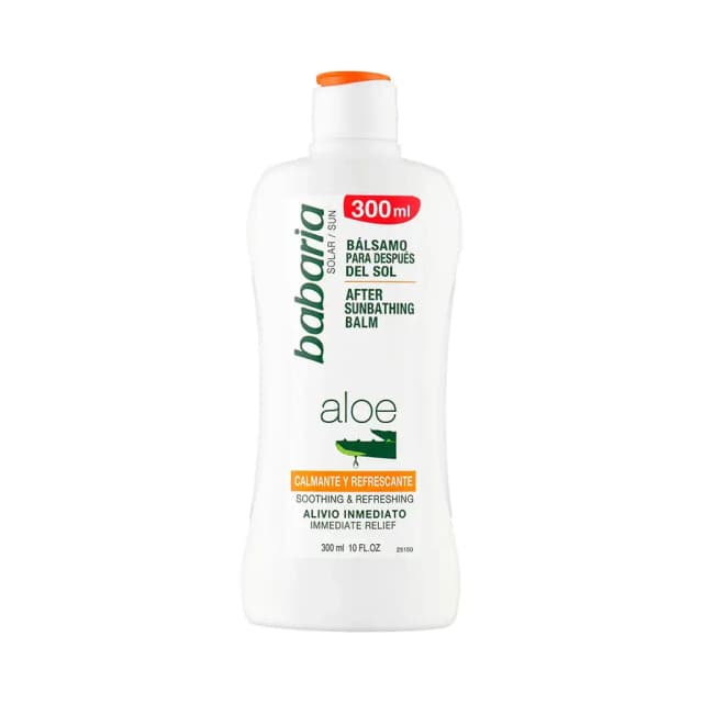 Bálsamo After Sun Babaria Aloe Calmante e Refrescante 300ml
