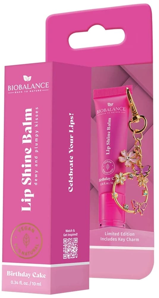Bálsamo Labial Biobalance Lip Shine Birthday Cake - 10mL