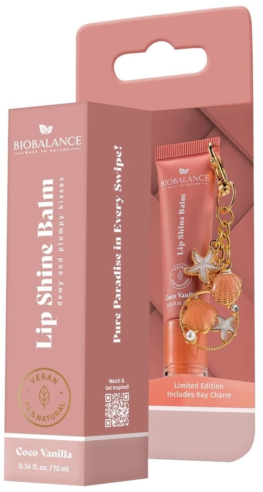 Bálsamo Labial Biobalance Lip Shine Coco Baunilha - 10mL