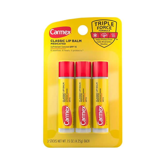 Bálsamo Labial Carmex Classic Medicated 3 Unidades